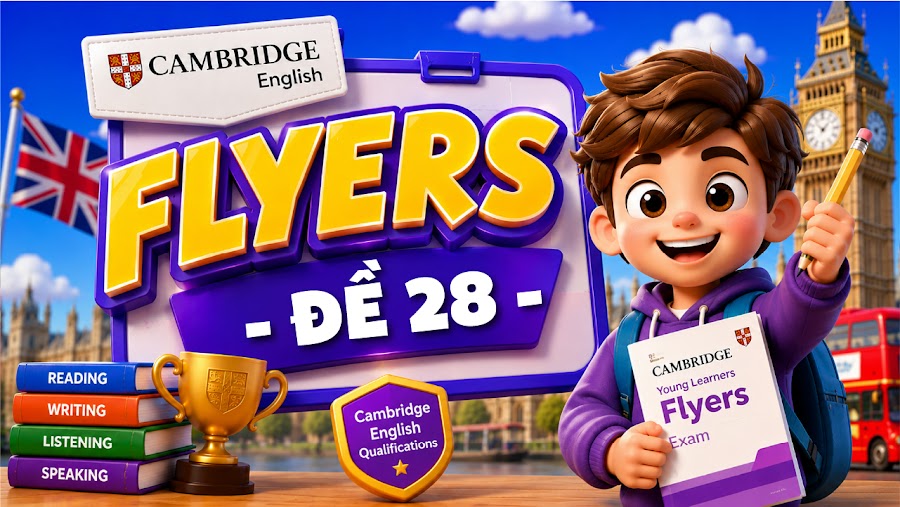 Đề thi FLYERS - ĐỀ 28