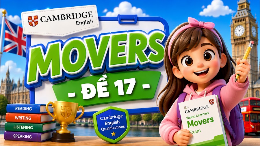 Đề thi MOVERS - ĐỀ 17
