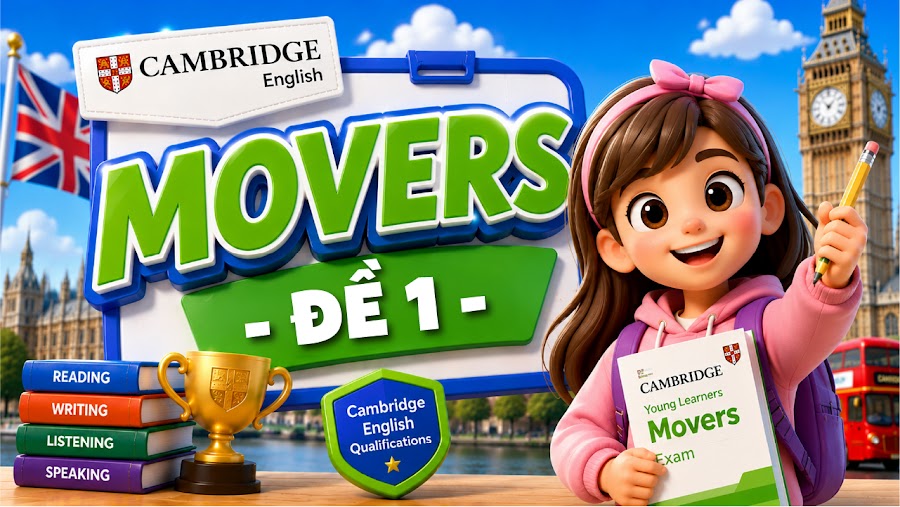 Đề thi MOVERS - ĐỀ 1